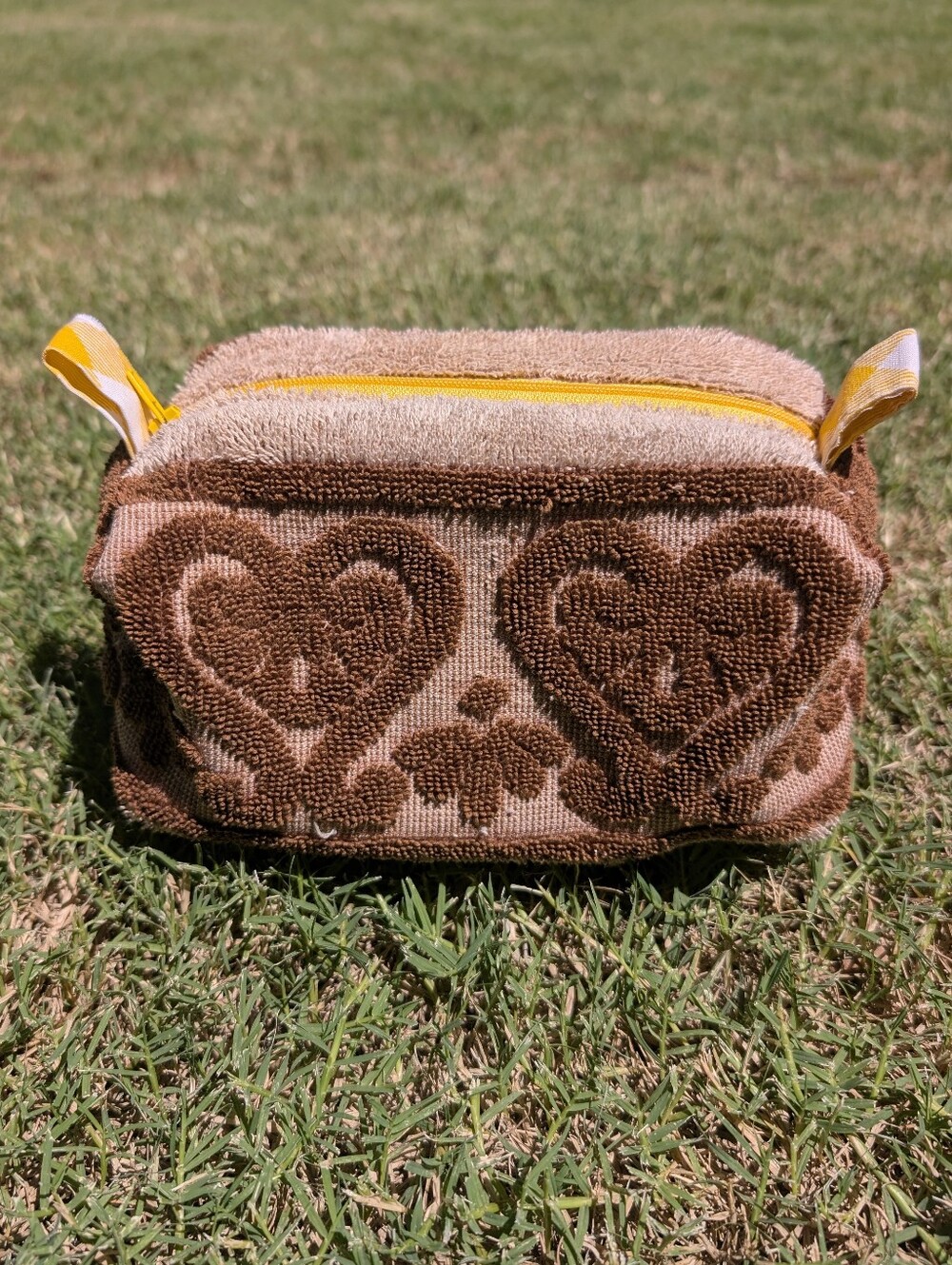 Upcycled Vintage Towel Bag